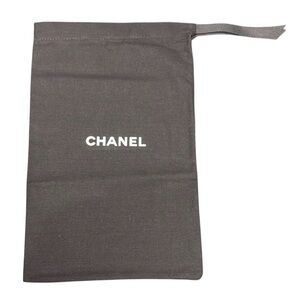 Chanel Black Signature Dust Bag
